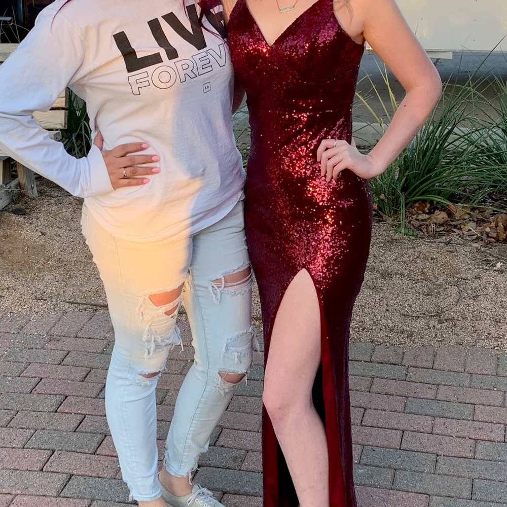 Sparkly Red Dress